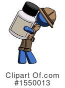 Blue Design Mascot Clipart #1550013 by Leo Blanchette