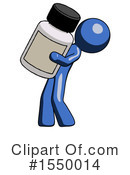 Blue Design Mascot Clipart #1550014 by Leo Blanchette