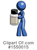 Blue Design Mascot Clipart #1550015 by Leo Blanchette