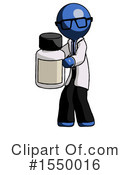 Blue Design Mascot Clipart #1550016 by Leo Blanchette