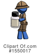 Blue Design Mascot Clipart #1550017 by Leo Blanchette