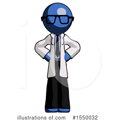 Royalty-Free (RF) Blue Design Mascot Clipart Illustration by Leo Blanchette - Stock Sample #1550032