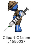 Blue Design Mascot Clipart #1550037 by Leo Blanchette