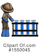 Blue Design Mascot Clipart #1550045 by Leo Blanchette