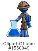 Blue Design Mascot Clipart #1550049 by Leo Blanchette