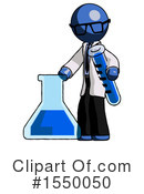 Blue Design Mascot Clipart #1550050 by Leo Blanchette