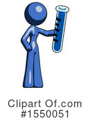 Blue Design Mascot Clipart #1550051 by Leo Blanchette