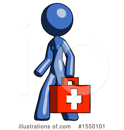 Royalty-Free (RF) Blue Design Mascot Clipart Illustration by Leo Blanchette - Stock Sample #1550101