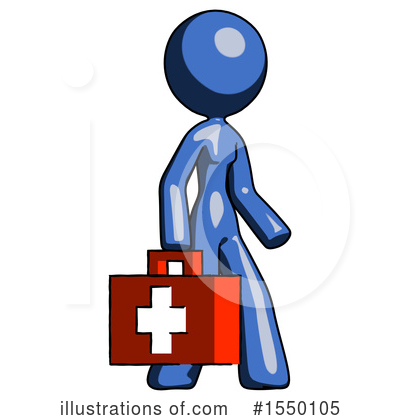 Royalty-Free (RF) Blue Design Mascot Clipart Illustration by Leo Blanchette - Stock Sample #1550105
