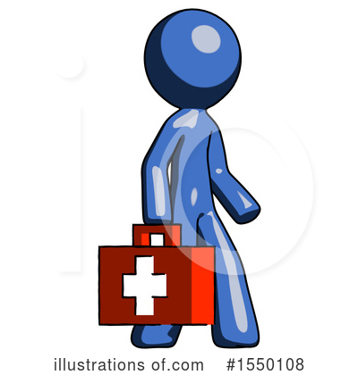 Royalty-Free (RF) Blue Design Mascot Clipart Illustration by Leo Blanchette - Stock Sample #1550108