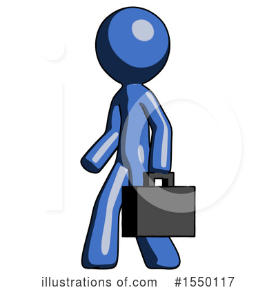 Royalty-Free (RF) Blue Design Mascot Clipart Illustration by Leo Blanchette - Stock Sample #1550117