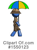 Blue Design Mascot Clipart #1550123 by Leo Blanchette