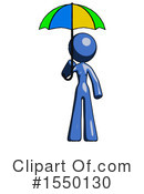 Blue Design Mascot Clipart #1550130 by Leo Blanchette