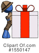 Blue Design Mascot Clipart #1550147 by Leo Blanchette