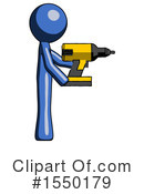 Blue Design Mascot Clipart #1550179 by Leo Blanchette