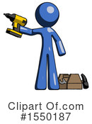 Blue Design Mascot Clipart #1550187 by Leo Blanchette