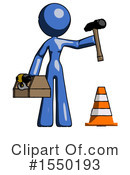 Blue Design Mascot Clipart #1550193 by Leo Blanchette