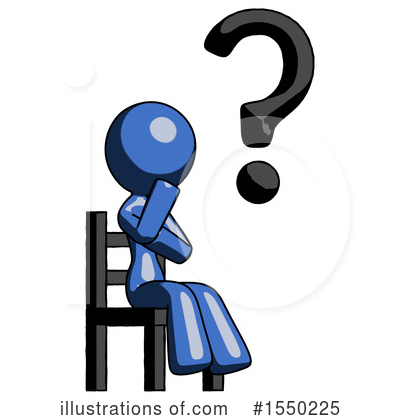 Royalty-Free (RF) Blue Design Mascot Clipart Illustration by Leo Blanchette - Stock Sample #1550225