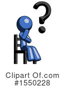 Blue Design Mascot Clipart #1550228 by Leo Blanchette