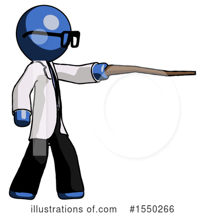 Royalty-Free (RF) Blue Design Mascot Clipart Illustration by Leo Blanchette - Stock Sample #1550266