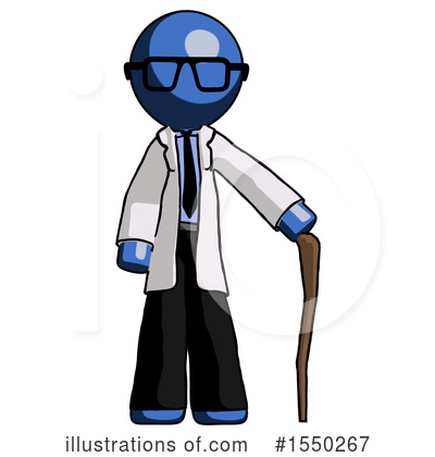 Royalty-Free (RF) Blue Design Mascot Clipart Illustration by Leo Blanchette - Stock Sample #1550267