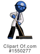 Blue Design Mascot Clipart #1550277 by Leo Blanchette