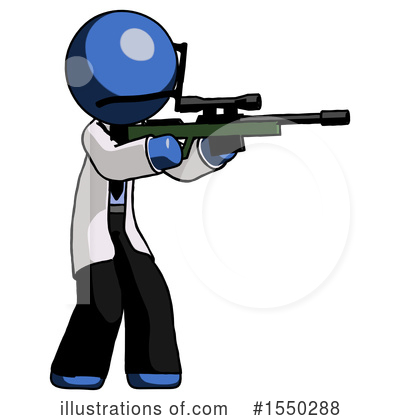 Royalty-Free (RF) Blue Design Mascot Clipart Illustration by Leo Blanchette - Stock Sample #1550288