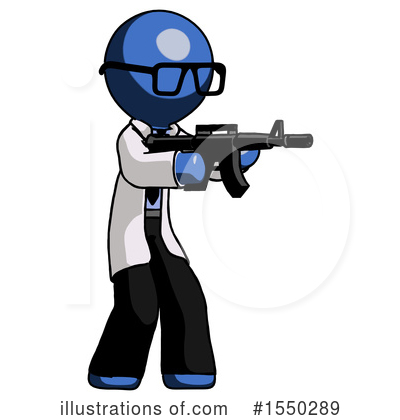 Royalty-Free (RF) Blue Design Mascot Clipart Illustration by Leo Blanchette - Stock Sample #1550289
