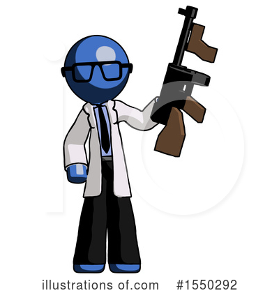 Royalty-Free (RF) Blue Design Mascot Clipart Illustration by Leo Blanchette - Stock Sample #1550292