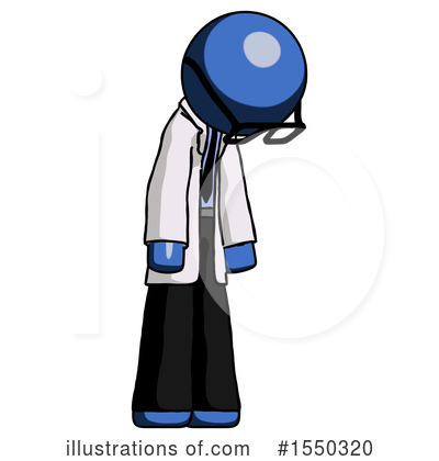 Royalty-Free (RF) Blue Design Mascot Clipart Illustration by Leo Blanchette - Stock Sample #1550320