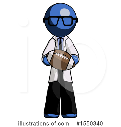 Royalty-Free (RF) Blue Design Mascot Clipart Illustration by Leo Blanchette - Stock Sample #1550340