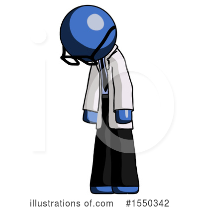 Royalty-Free (RF) Blue Design Mascot Clipart Illustration by Leo Blanchette - Stock Sample #1550342