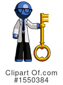Blue Design Mascot Clipart #1550384 by Leo Blanchette