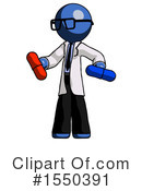 Blue Design Mascot Clipart #1550391 by Leo Blanchette