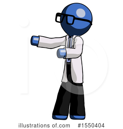 Royalty-Free (RF) Blue Design Mascot Clipart Illustration by Leo Blanchette - Stock Sample #1550404