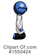 Blue Design Mascot Clipart #1550424 by Leo Blanchette