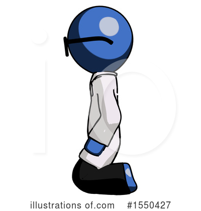 Royalty-Free (RF) Blue Design Mascot Clipart Illustration by Leo Blanchette - Stock Sample #1550427