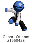 Blue Design Mascot Clipart #1550428 by Leo Blanchette