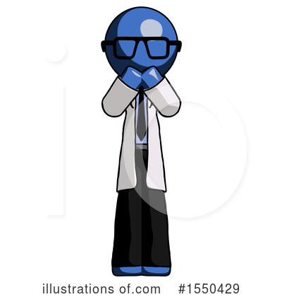 Royalty-Free (RF) Blue Design Mascot Clipart Illustration by Leo Blanchette - Stock Sample #1550429