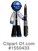 Blue Design Mascot Clipart #1550433 by Leo Blanchette