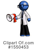 Blue Design Mascot Clipart #1550453 by Leo Blanchette