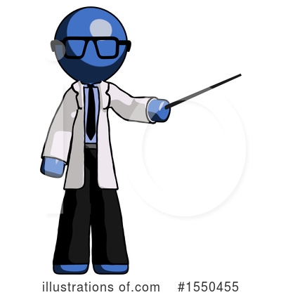 Royalty-Free (RF) Blue Design Mascot Clipart Illustration by Leo Blanchette - Stock Sample #1550455