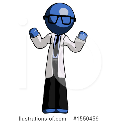 Royalty-Free (RF) Blue Design Mascot Clipart Illustration by Leo Blanchette - Stock Sample #1550459