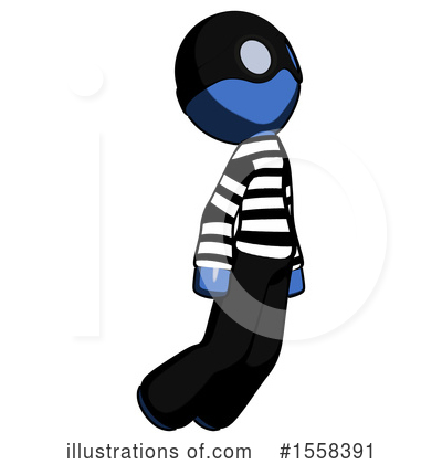 Royalty-Free (RF) Blue Design Mascot Clipart Illustration by Leo Blanchette - Stock Sample #1558391