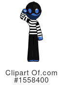 Blue Design Mascot Clipart #1558400 by Leo Blanchette