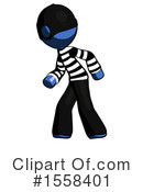Blue Design Mascot Clipart #1558401 by Leo Blanchette