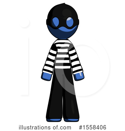 Royalty-Free (RF) Blue Design Mascot Clipart Illustration by Leo Blanchette - Stock Sample #1558406