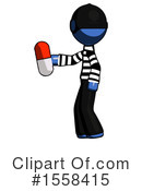 Blue Design Mascot Clipart #1558415 by Leo Blanchette