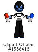 Blue Design Mascot Clipart #1558416 by Leo Blanchette