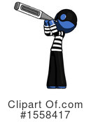 Blue Design Mascot Clipart #1558417 by Leo Blanchette